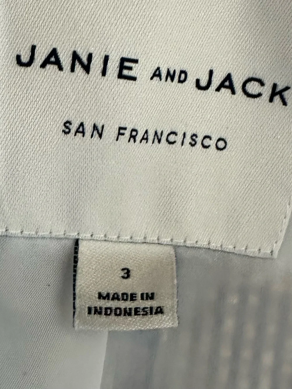 Janie and Jack Boy's Light Blue Striped Seersucker Suit Set (size 3T)